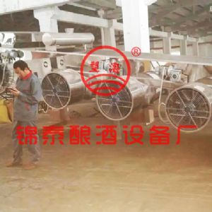 山東范公酒業(yè)晾茬機安裝現(xiàn)場